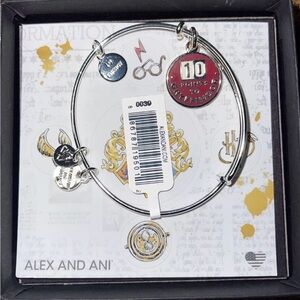 Alex and Ani HARRY POTTER 10 POINTS TO GRYFFINDOR Charm Bangle Bracelet Ten
